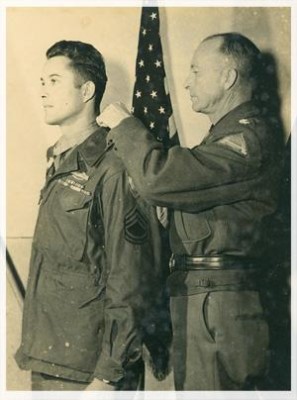 Homer L. Wise, Sergente della Compagnia L, Reggimento Fanteria 36a Divisione "Texas", insignito di Medaglia d'Onore del Congresso (foto Giulietto Betti)