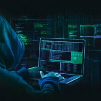 dark web hooded hacker security concept