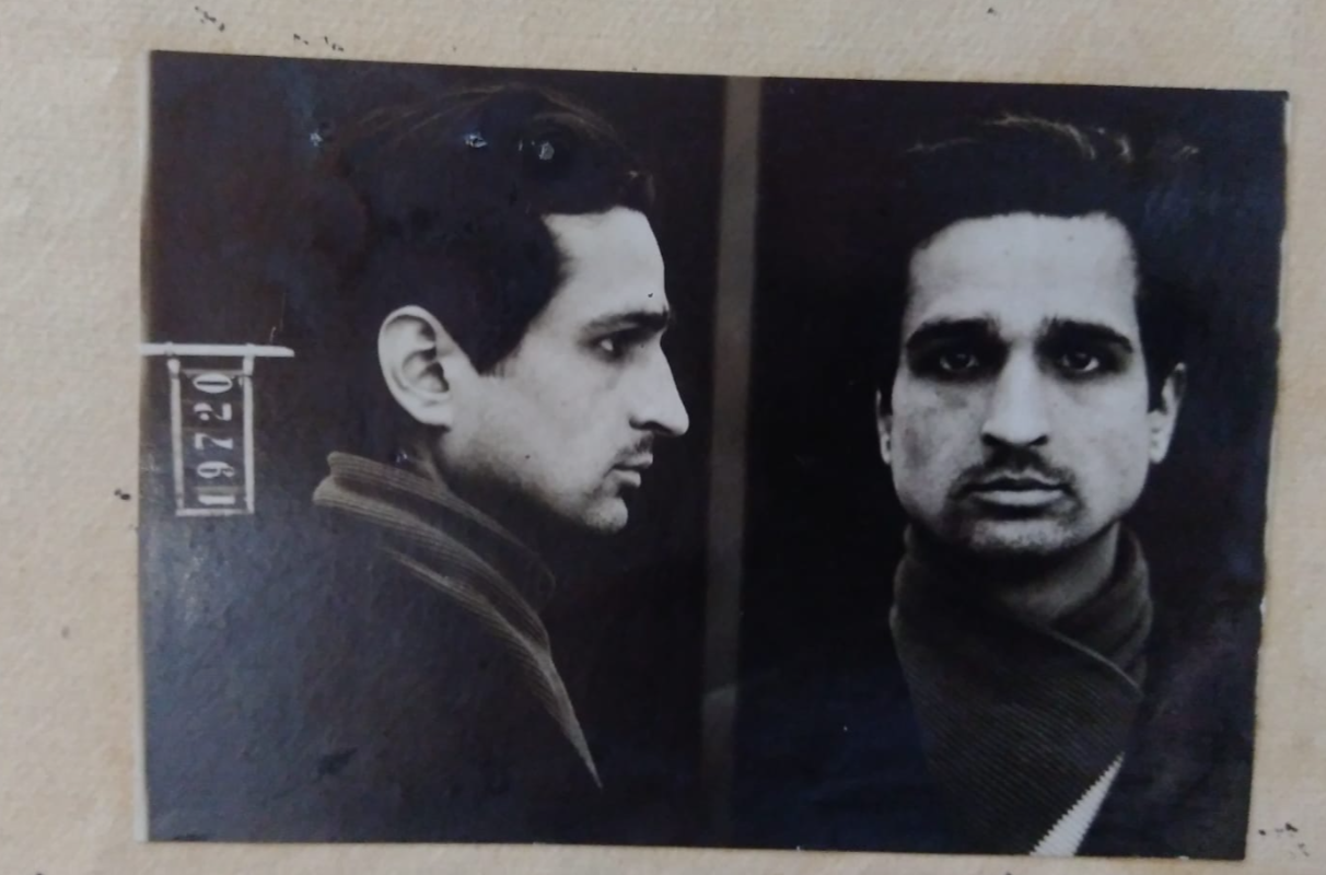 Foto segnaletica di Ezio Lombardi.