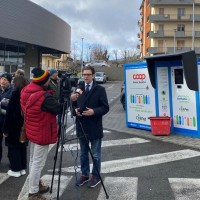 ecocompattatore coop inaugurazione