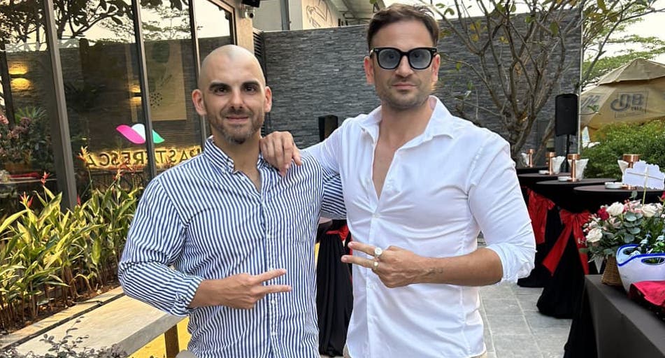 Valerio Di Veglia e Federico Pinzi in Vietnam